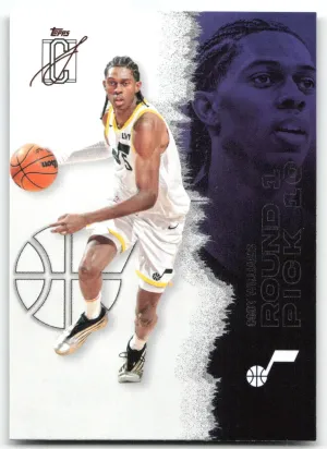Cody Williams 2025-26 Topps Signature Class Utah Jazz