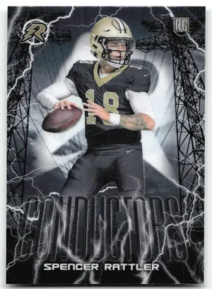 Spencer Rattler Rookie 2024 Topps Resurgence Conductors New Orleans Saints