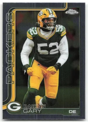 Rashan Gary 2025 Topps Chrome Green Bay Packers