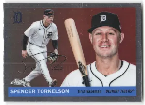 Spencer Torkelson 2025 Topps Chrome Platinum Detroit Tigers