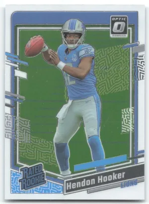 Hendon Hooker Rookie 2023 Donruss Optic Detroit Lions