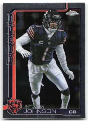 Jaylon Johnson 2025 Topps Chrome Chicago Bears