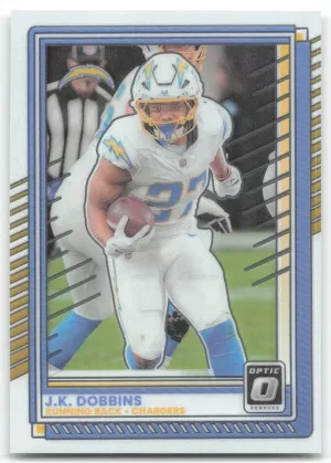 J.K. Dobbins 2025 Donruss Optic Los Angeles Chargers