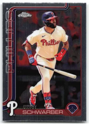 Kyle Schwarber 2025 Topps Chrome Philadelphia Phillies