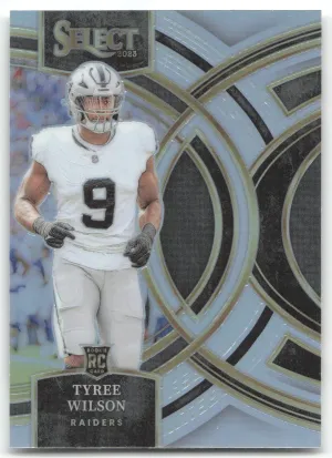 Tyree Wilson Rookie 2023 Panini Select Silver Prizms Die Cuts Las Vegas Raiders