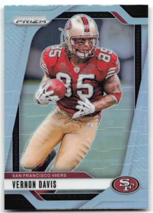 Vernon Davis 2024 Panini Prizm Silver 49ers