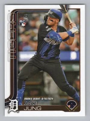Jace Jung RC 2025 Topps Update Detroit Tigers