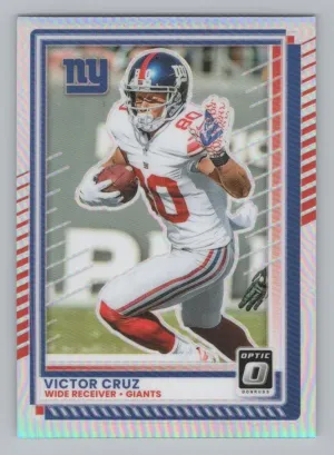 Victor Cruz 2025 Donruss Optic Holo New York Giants