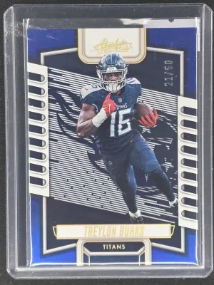 Treylon Burks 2023 Panini Absolute Spectrum Blue #/50 Tennessee Titans