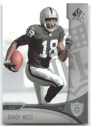 Randy Moss 2006 SP Authentic Oakland Raiders