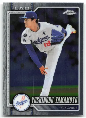 Yoshinobu Yamamoto 2026 Topps Chrome Los Angeles Dodgers