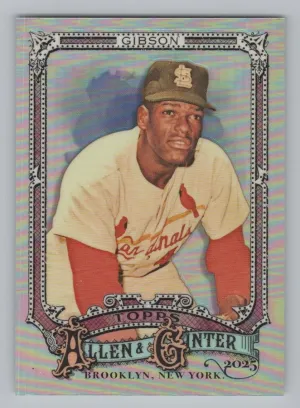 Bob Gibson 2025 Topps Allen & Ginter Chrome Refractor Cardinals