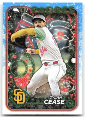 Dylan Cease 2024 Topps Holiday San Diego Padres
