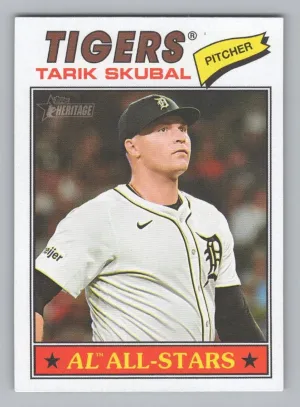 Tarik Skubal 2026 Topps Heritage Detroit Tigers