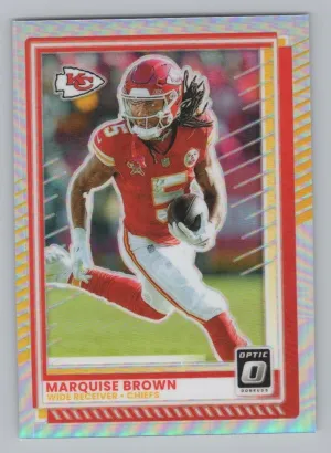 Marquise Brown 2025 Donruss Optic Holo Kansas City Chiefs