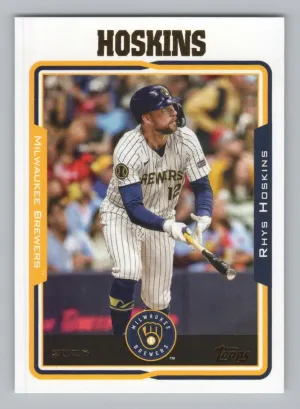 Rhys Hoskins 2025 Topps Archives Milwaukee Brewers