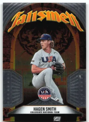 Hagen Smith 2026 Panini Stars & Stripes Prizm USA Baseball Talisman