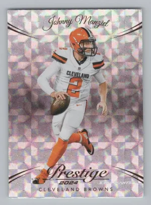 Johnny Manziel 2024 Panini Prestige Hyper Xtra Points Browns
