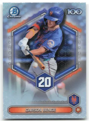 Carson Benge 2026 Bowman Bowman Scouts' Top 100 Mets