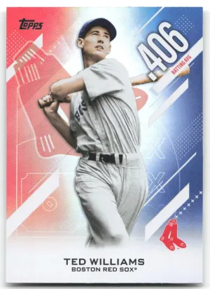 Ted Williams 2026 Topps Crooked Numbers Boston Red Sox