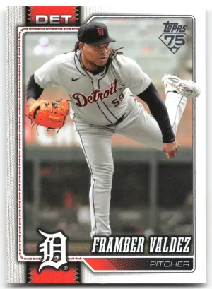 Framber Valdez 2026 Topps Detroit Tigers