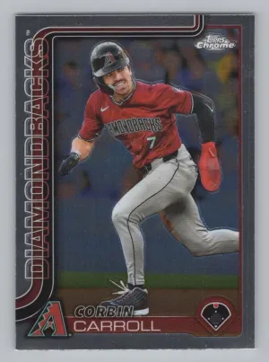 Corbin Carroll 2025 Topps Chrome Diamondbacks