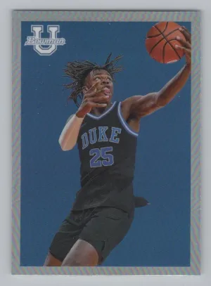 Mark Mitchell 2022-23 Bowman University Chrome 2009 Bowman Duke Blue Devils