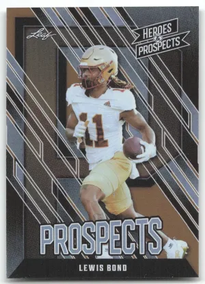 Lewis Bond 2024 Leaf Heroes & Prospects Boston College Eagles