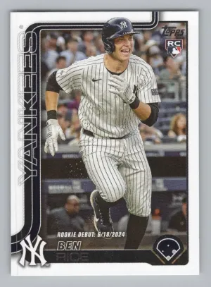 Ben Rice RC 2025 Topps Update New York Yankees