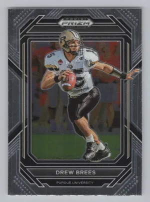 Drew Brees 2023 Panini Prizm Draft Picks Purdue Boilermakers