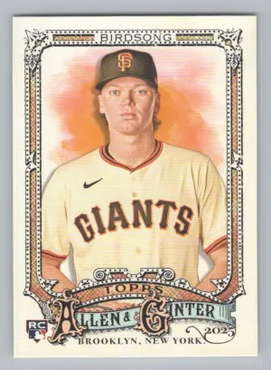 Hayden Birdsong RC 2025 Topps Allen & Ginter Giants
