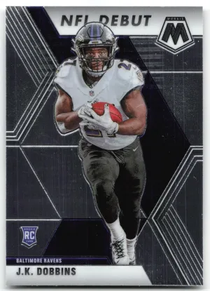 J.K. Dobbins Rookie 2020 Panini Mosaic Baltimore Ravens