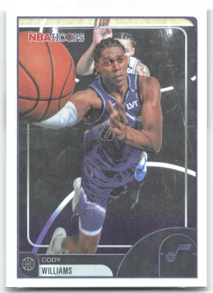 Cody Williams 2025-26 Hoops Utah Jazz