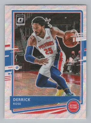 Derrick Rose 2020-21 Donruss Optic Fanatics Detroit Pistons