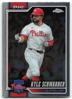 Kyle Schwarber 2026 Topps Chrome Philadelphia Phillies