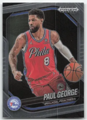 Paul George 2024-25 Panini Prizm Black Philadelphia 76ers