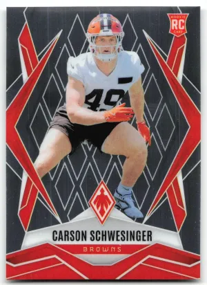 Carson Schwesinger Rookie 2025 Panini Phoenix Cleveland Browns