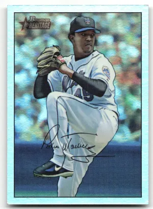 Pedro Martinez 2007 Bowman Heritage Rainbow Foil New York Mets