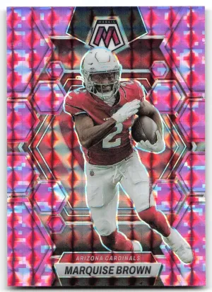 Marquise Brown 2023 Panini Mosaic Camo Pink Mosaic Arizona Cardinals