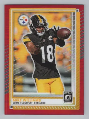 Mike Williams 2025 Donruss Optic Red #/149 Pittsburgh Steelers