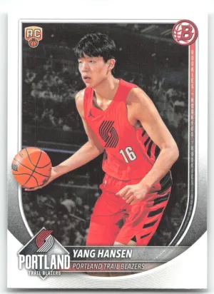 Yang Hansen RC 2025-26 Bowman Trail Blazers