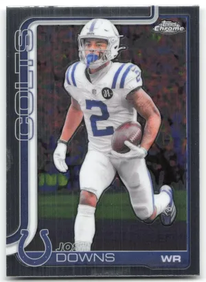 Josh Downs 2025 Topps Chrome Indianapolis Colts
