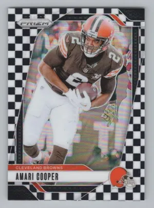 Amari Cooper 2024 Panini Prizm Black and White Checker Cleveland Browns