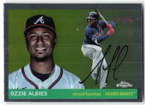 Ozzie Albies 2025 Topps Chrome Platinum Atlanta Braves