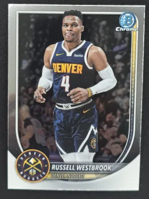 Russell Westbrook 2025-26 Bowman Chrome Denver Nuggets