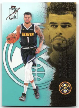 Michael Porter Jr. 2025-26 Topps Signature Class Teal #/225 Denver Nuggets