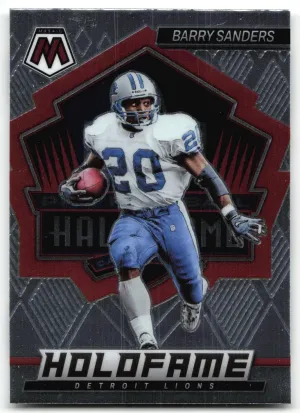 Barry Sanders 2022 Panini Mosaic HoloFame Detroit Lions