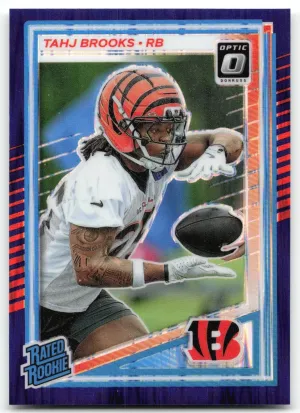 Tahj Brooks Rookie 2025 Donruss Optic Cincinnati Bengals