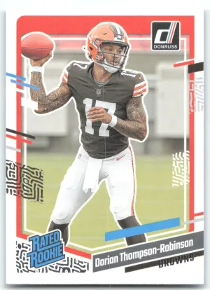 Dorian Thompson-Robinson Rookie 2023 Donruss Cleveland Browns