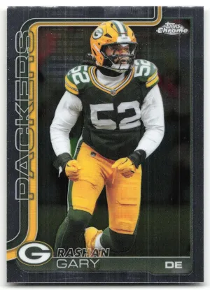 Rashan Gary 2025 Topps Chrome Green Bay Packers